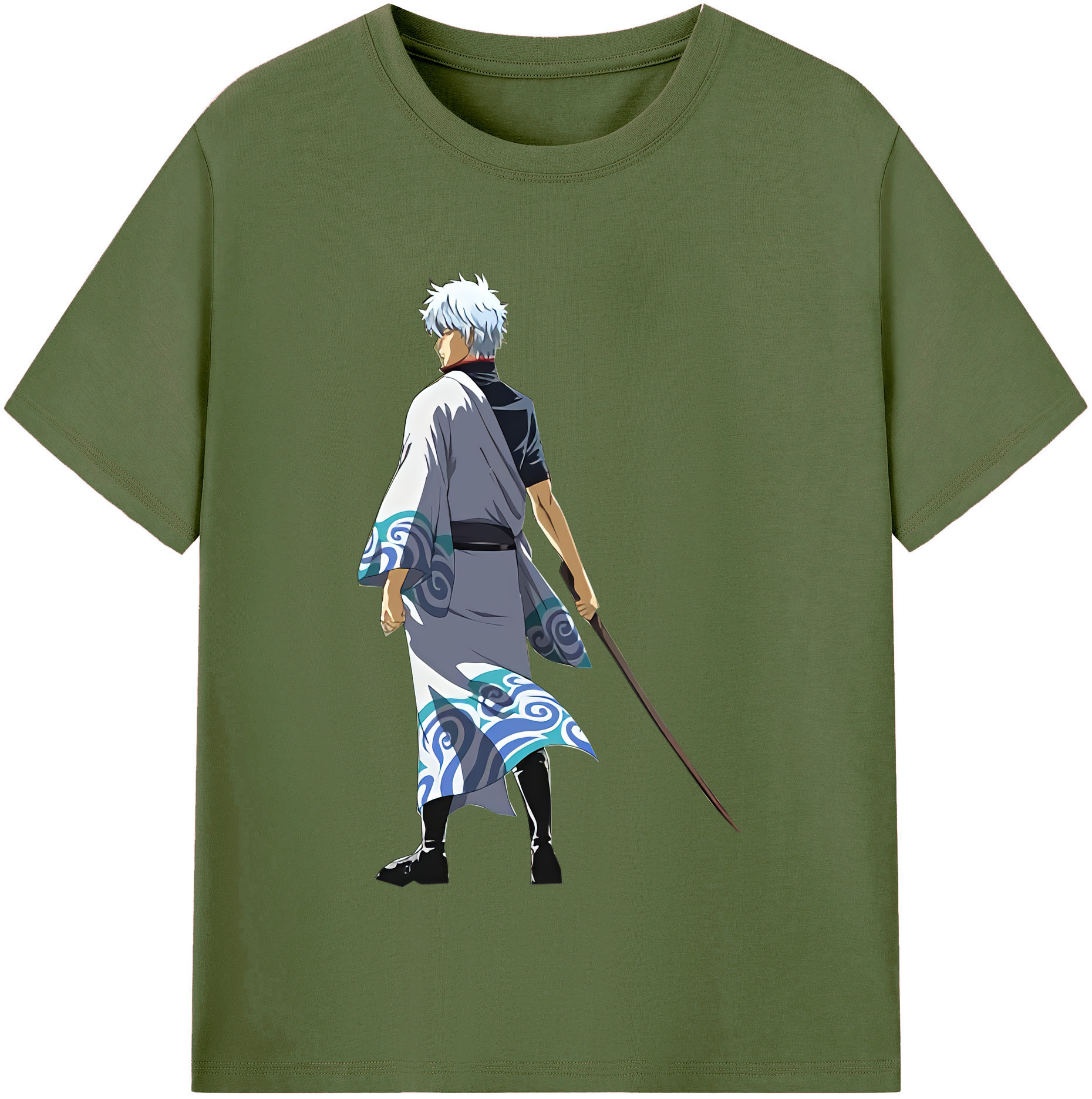 （画像用） ぎんたま 坂田銀時（さかたぎんとき） 神楽 志村新八（しむら しんぱち） GINTAMA Sakata Gintoki Kagura Shimura Shinpachi 綿100％半袖Tシャツ（フロントプリント）